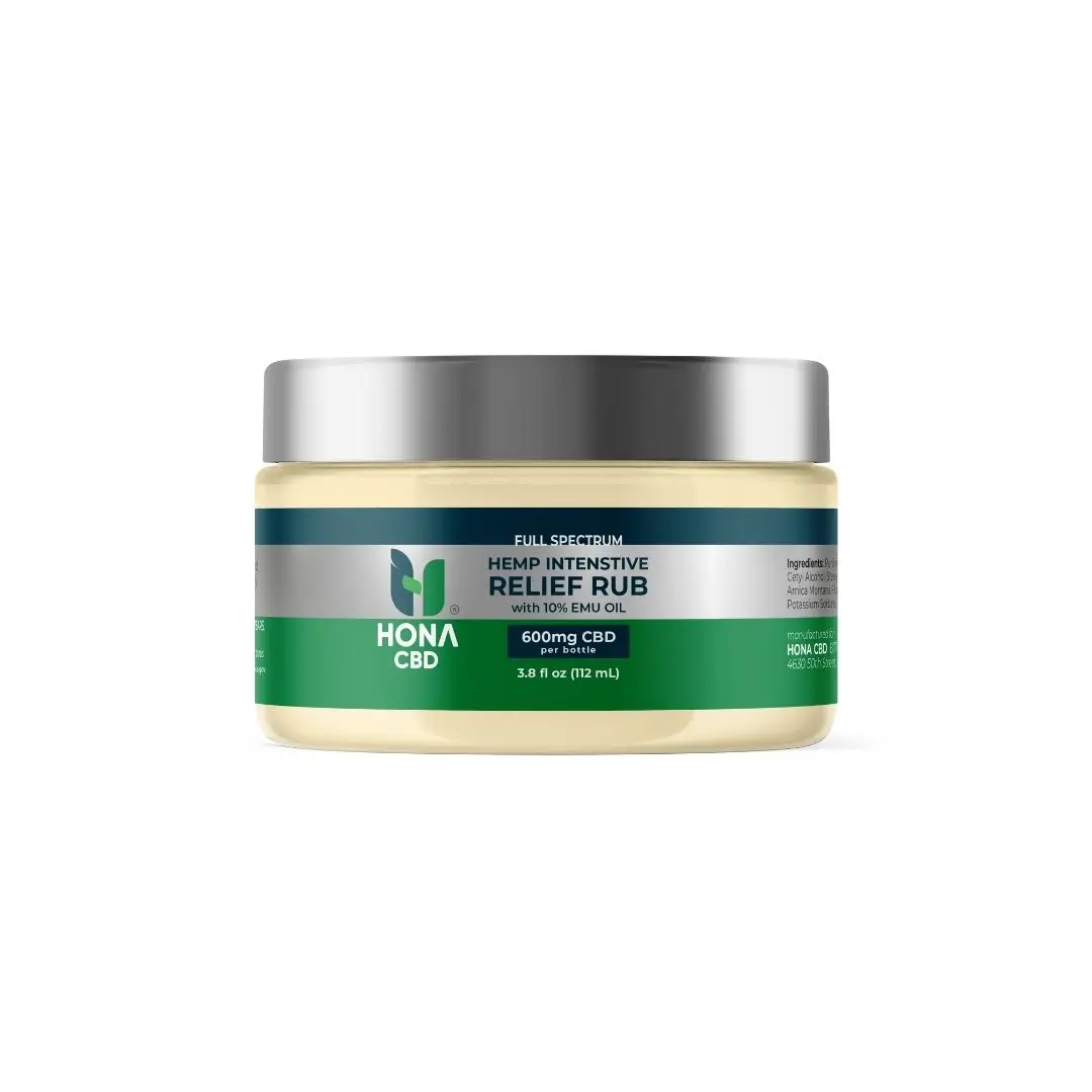 Intensive CBD Relief Rub With Emu Oil HONA CBD