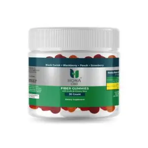 Hona Cbd Fiber Gummies With Inulin And Chicory Root 30ct Front