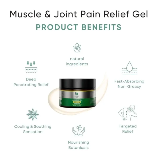 Hona Cbd Muscle & Joint Relief Gel 2800mg Product Highlights